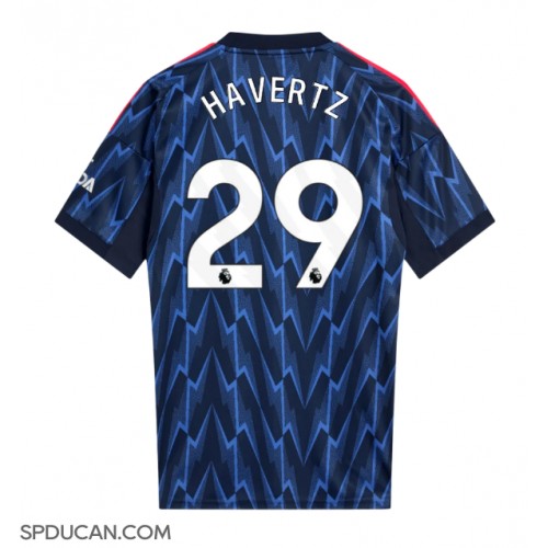 Muški Nogometni Dres Arsenal Kai Havertz #29 Gostujuci 2025-26 Kratak Rukav